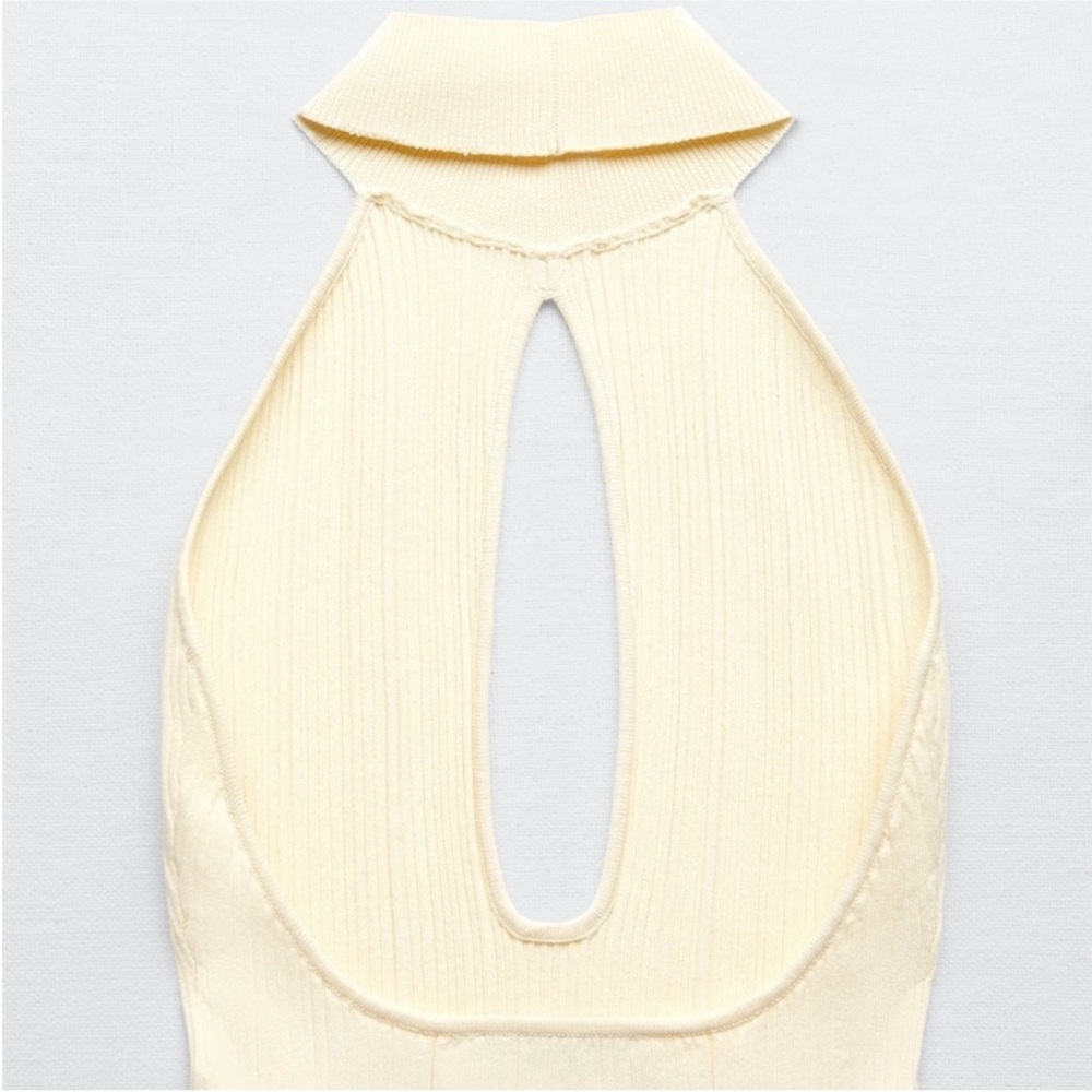 Zara || Ribbed Knit Bodysuit - Picture 6 of 13